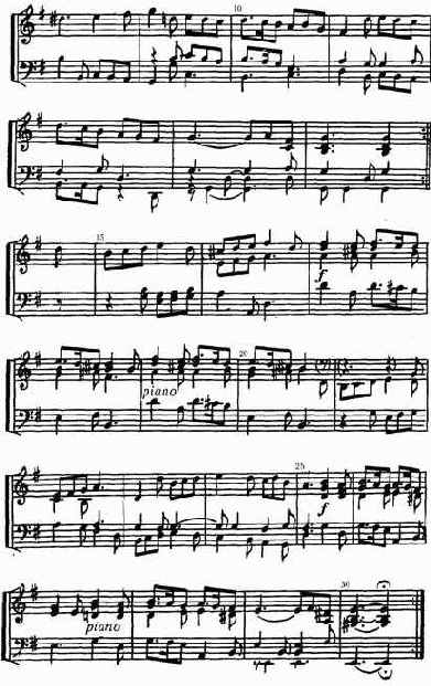 Иоганн Якоб Фробергер (1616—1667). Сюита ми минор для клавесина