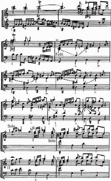 Георг Фридрих Гендель (1685—1759). Concerto grosso До мажор, I часть