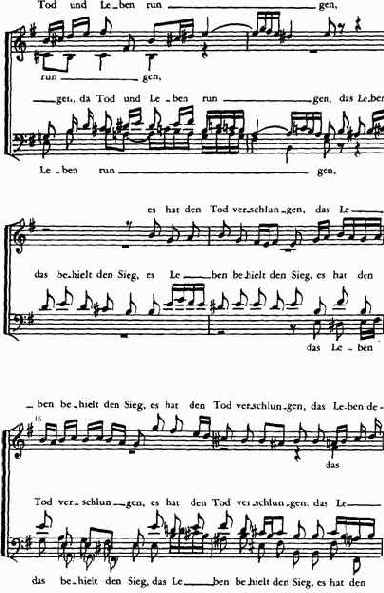 показывающий характер отступлений континуо от