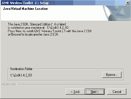 ��������� JE Wireless Toolkit
