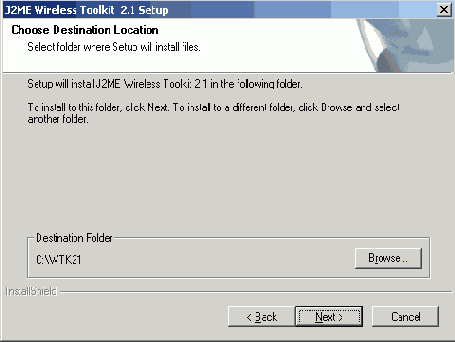 ��������� JE Wireless Toolkit