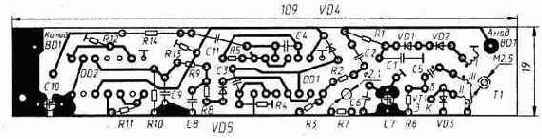 Радиационный индикатор в радиоприемнике