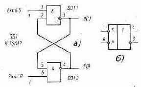 Триггер из логических элементов
