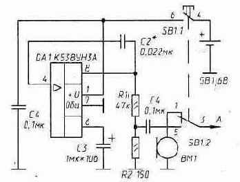 Устройство тонального вызова для радиостанций.