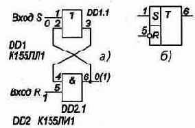 Триггер из логических элементов