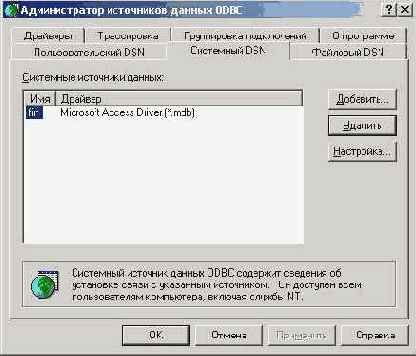 Работа с MS Access в PHP