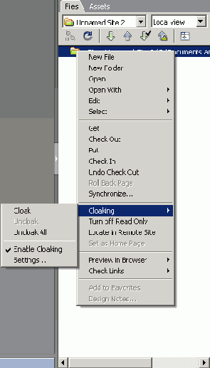 ���������� ������ � ����� � Dreamweaver MX
