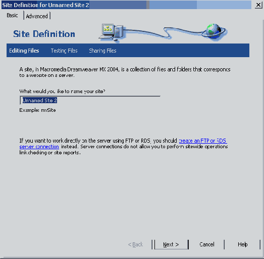 ����������� ���������� ���� � Dreamweaver MX