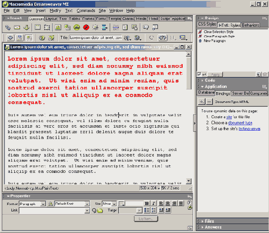 ������ � Macromedia MX Studio