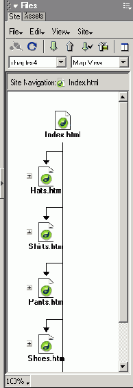 �������� ����� ���� � Dreamweaver MX