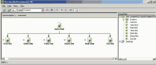 �������� ����� ���� � Dreamweaver MX