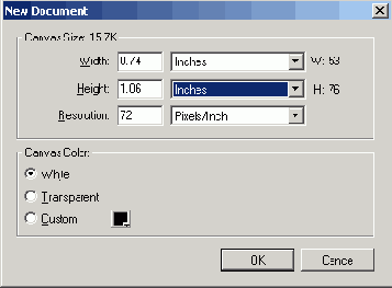 �������� ����� ���� � Fireworks MX