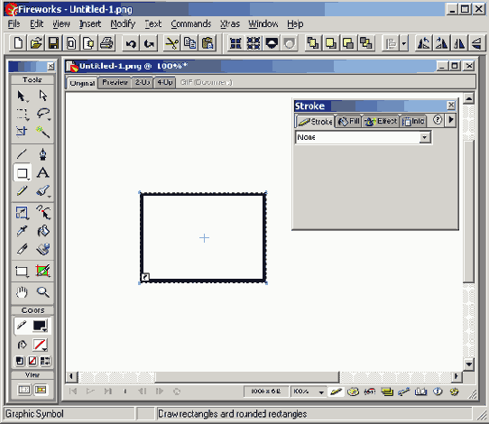 �������� ����� ���� � Fireworks MX