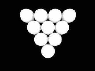 Программа изображения бильярдных шаров с помощью циклов (20 мин)