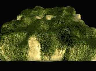 Создание холмистой поверхности (25 мин)