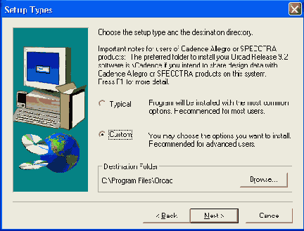 Установка OrCAD