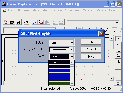Размещение графических объектов и текста