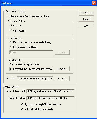 Программа расчета параметров моделей аналоговых компонентов Model Editor