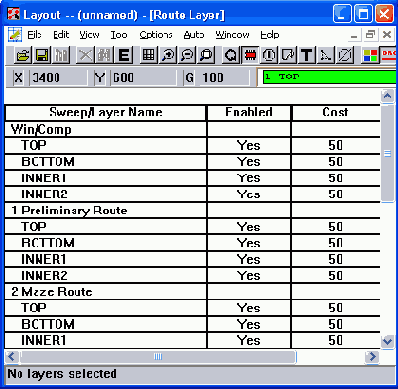 Автоматическая трассировка проводников