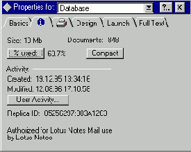 ��������� ������ Database Compactor