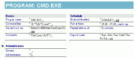 Program - ���������, ����������� �� ������� �� ����������