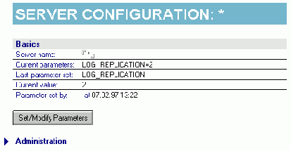 Configuration - ���������� ���������� ���������� � ������ NOTES.INI �� ��������