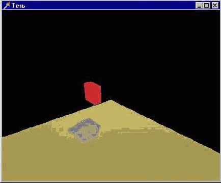 Для простых задач тень можно рисовать самому, по многоугольникам