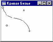 Функции GDI позволяют строить кривые Безье