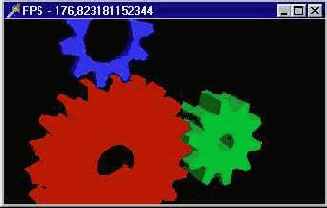 Один из моментов работы проекта Gears