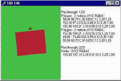 В режиме обратной связи библиотека OpenGL уведомляет о всех своих действиях