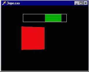 В зеркальце можно увидеть, что происходит за спиной наблюдателя