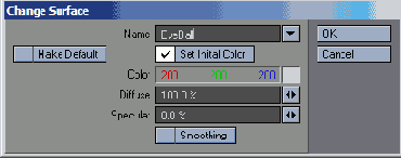 � ���������� ���� Change Surface