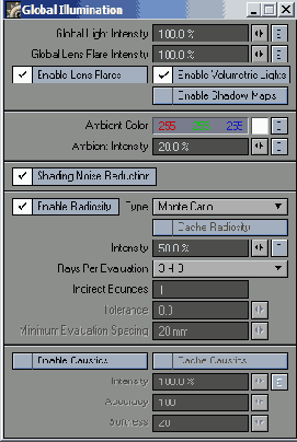 � ���� Lights Properties ���������