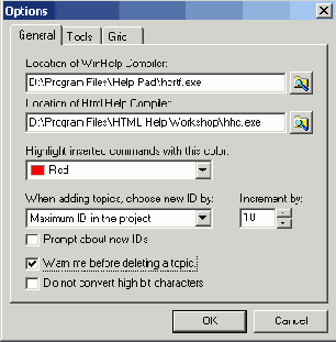 ���������� ������� � microsoft help workshop
