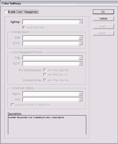 ���������� ���� Color Settings