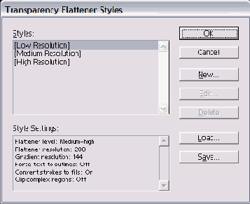 ���������� ���� Transparency Flattener