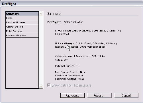 � ���������� ���� Preflight ������������