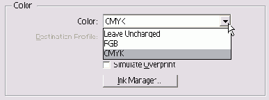 ����� Color ������� Advanced ����������� ���� Export PDF