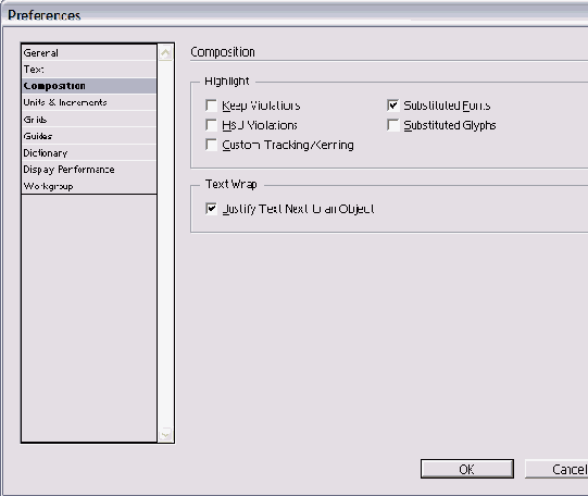 ���������� ���� Preferences �