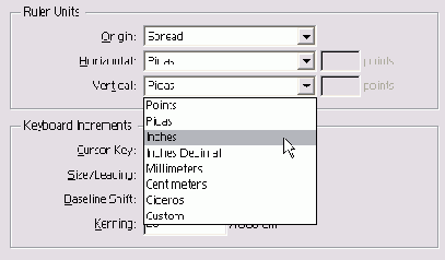 ���� Vertical � ������� Ruler