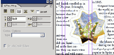 ���� �������� ������� Text Wrap 