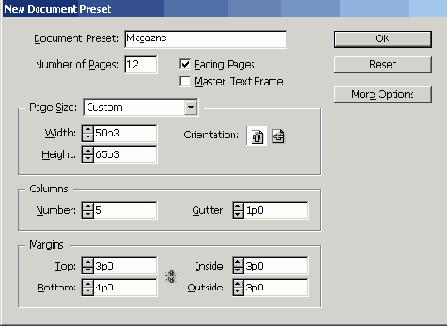 �������� �� ������ More Options 