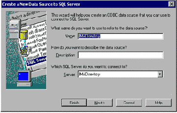 ��������� ��������� ODBC