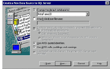 ��������� ��������� ODBC