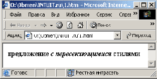 ������� SPAN