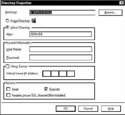 Администрирование сервера Microsoft Peer Web Services