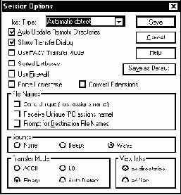 ��������� ���������� ��������� WS_FTP