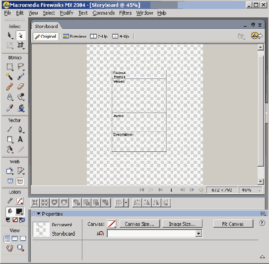 Документ описывающей содержание