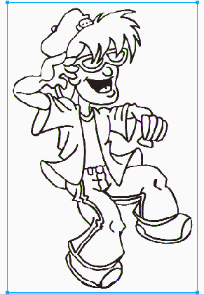 Когда вы выделяете рисунок в Fireworks