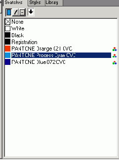 Логотип составлен из цветов Pantone